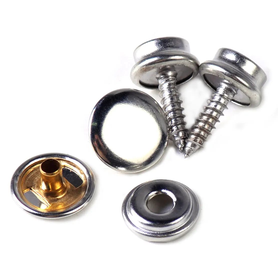 25set Canvas Canopy Snap Stud Cap Boat Marine Cover Fastener Stainless Steel Screw Accessories