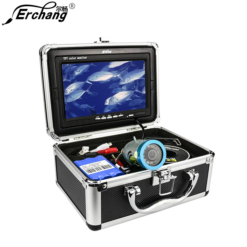 

Erchang Video Recoding Fish Finder Camera Underwater Fishing Cameras Infrared 12pcs Led Fishcam For Ice Fishing DVR Kamera