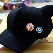 Asuka шляпа кошачьи уши персональный козырек модная шляпа кошачьи уши Козырьки Шляпы косплей костюм флис плюшевая Кепка с значками