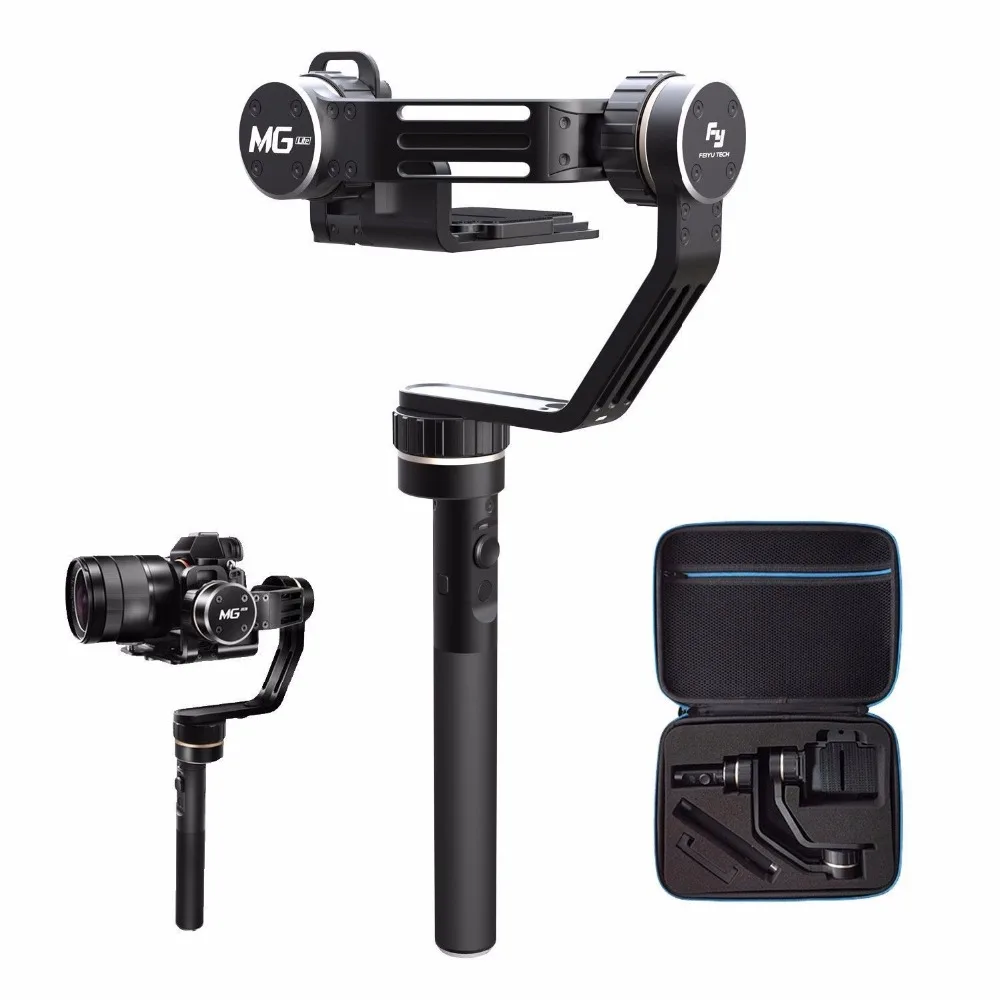 Feiyutech MG LIT3 Axis ручной карданный Стабилизатор камеры DSLR для смартфона и для Gorpo камеры для беззеркальной камеры DSLR