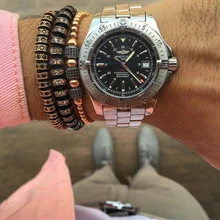 Pulsera de los hombres, 24 K Chapado En Oro y Los Granos de 8mm Pavimenta El Ajuste Negro Ronda Circón Encantos Conector Trenzado Hombres Macrame Micro CZ Pavimentado