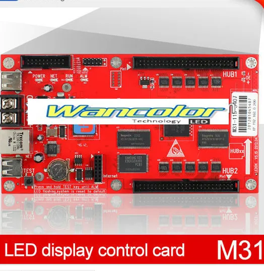

free shipping Hot sales XIXUN M31 Full color LED asynchronous controller for full color led screen and supply free software