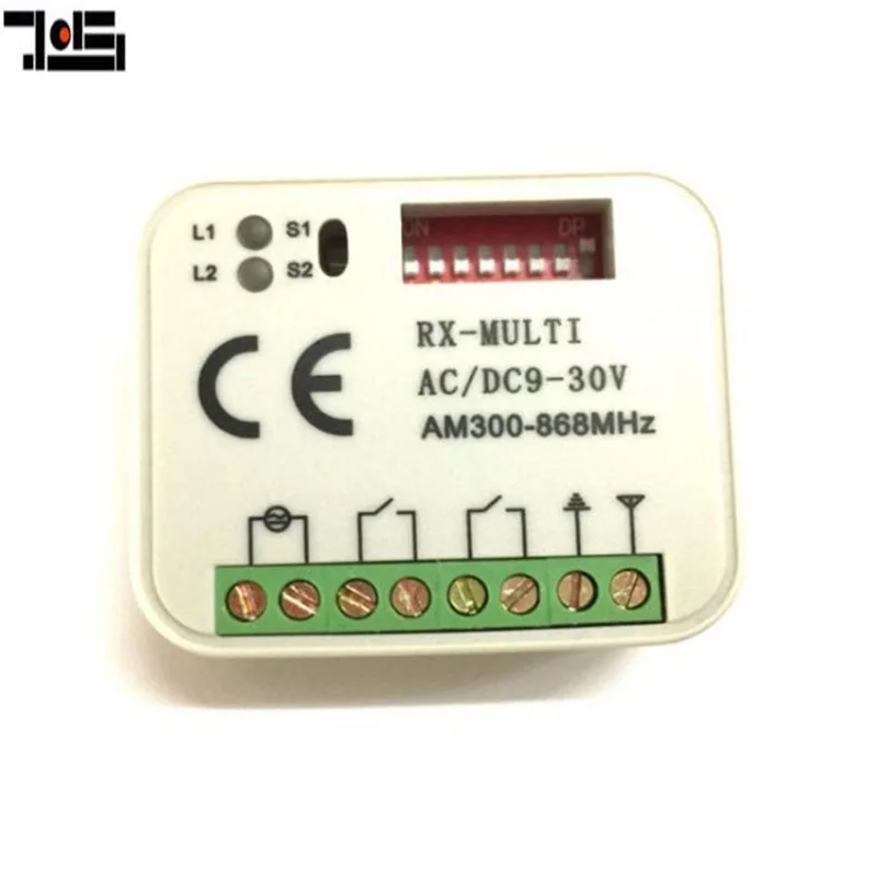 

Multi frequency 280-868mhz auto scan frequency Universal Garage door remote control receiver