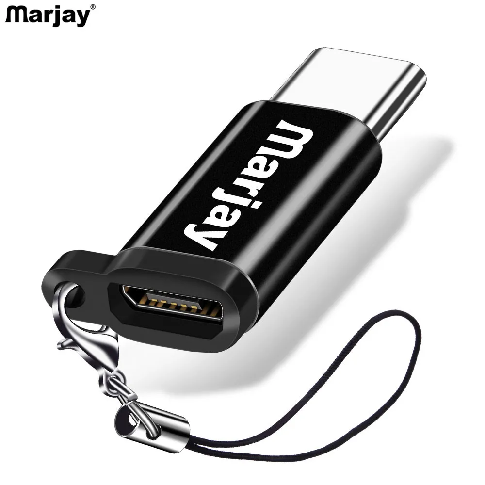 Marjay OTG mini type C Кабель-адаптер для Xiaomi 9 8 USB 3,0 OTG адаптер для samsung S8 S9 S10 USB-c адаптер для huawei P20 lite