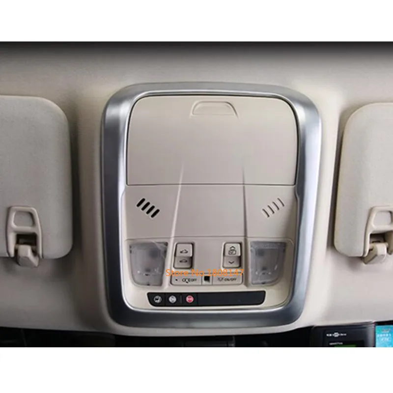 

for Cadillac XT5 2017 2018 2019 car sticker body styling inner cover front head read reading switch light lamp frame trim 1pcs