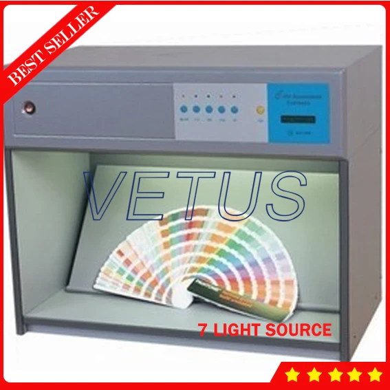 Color matching light box with high accuracy D65 TL84 UV F CWF U30 A in