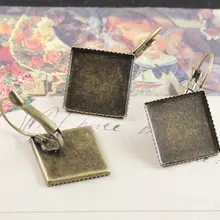 Медное покрытие квадратной проволоки слуховой аппарат серьги/ювелирных изделий/15 мм