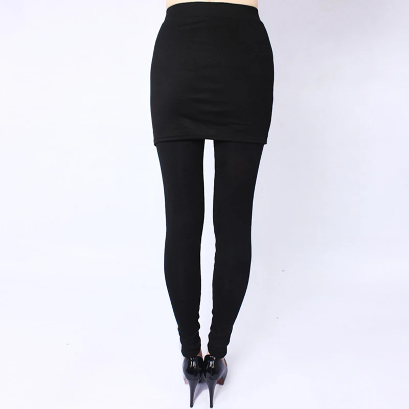 yoga pants women super elastic plus size cotton asymmetrical legging split skirt 5XL fishnet leggings