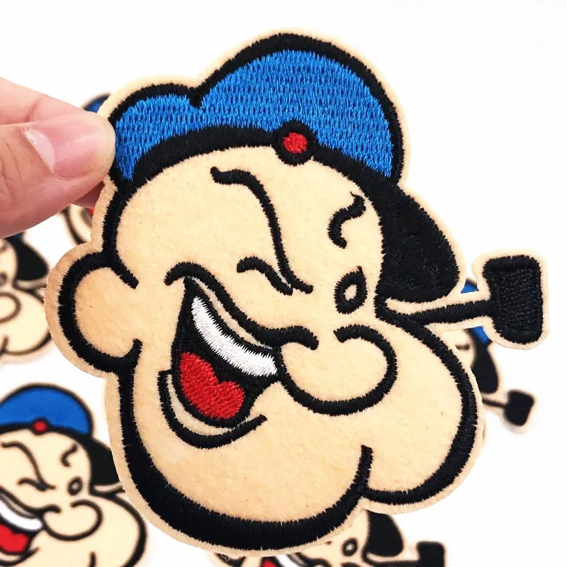 

New arrival 1Pcs Cartoon Iron-on Sewing on Lovely Embroidered Cloth Patch For Girls Boys 8*9cm Children repair badges