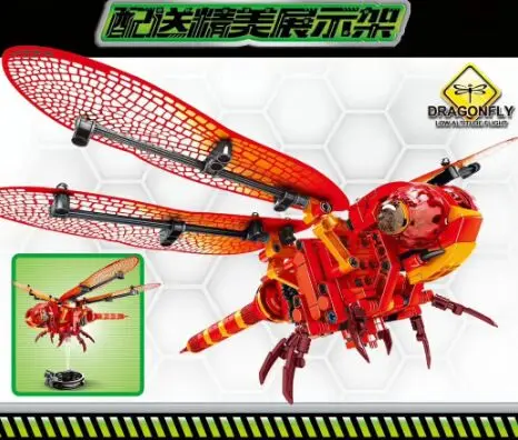 

Technique Wasp Bionics insect Compatible with Technic series Building Blocks Bricks Learning Gift Toys For Children SEMBO 703200