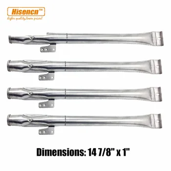 

Hisencn 14.9 inch Universal Barbeque Grill Replacement Stainless Steel Pipe Burner for Nexgrill 720-0830H, 720-0719BL, 720-077