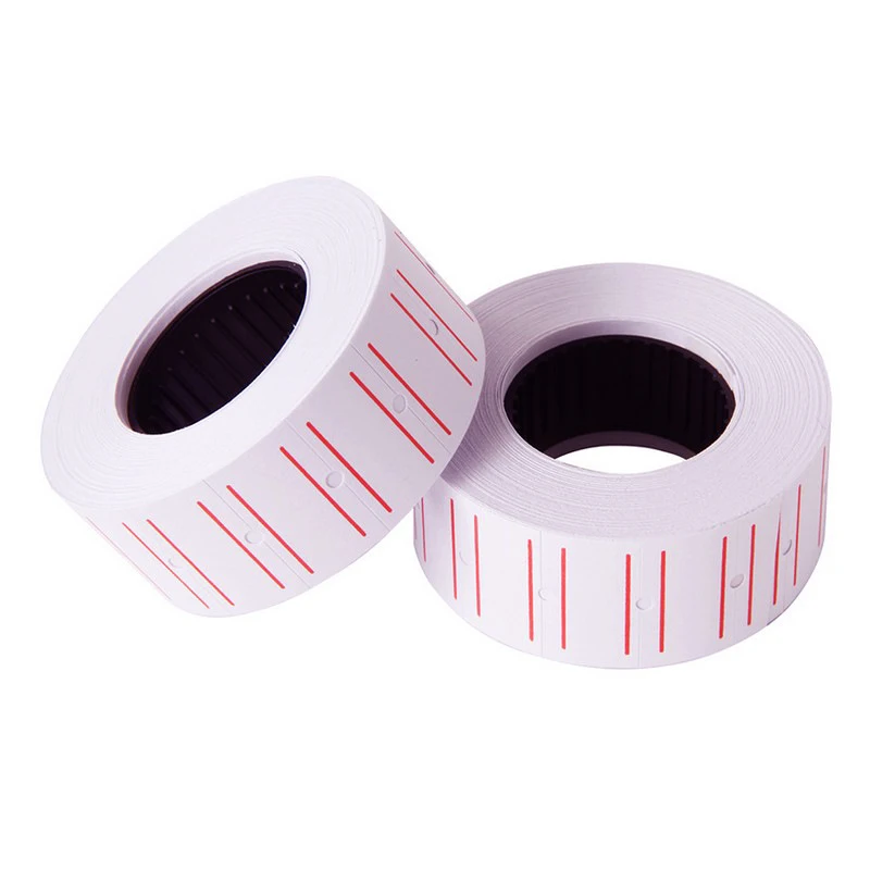5 Roll Self Adhesive Price Label Sticker Labels Tag Single Row for Labeller Grocery Supermarket Office Simple mark|Канцелярские