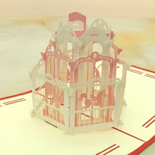 3D всплывающие поздравительные открытки вращающиеся деревянные в форме лошади на день рождения подарочные открытки на заказ Пригласительные открытки