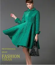 2016 New Arrival Zipper Broadcloth Regular Solid Slim Thin Full Natural Color Cotton Jaket Winter Coat