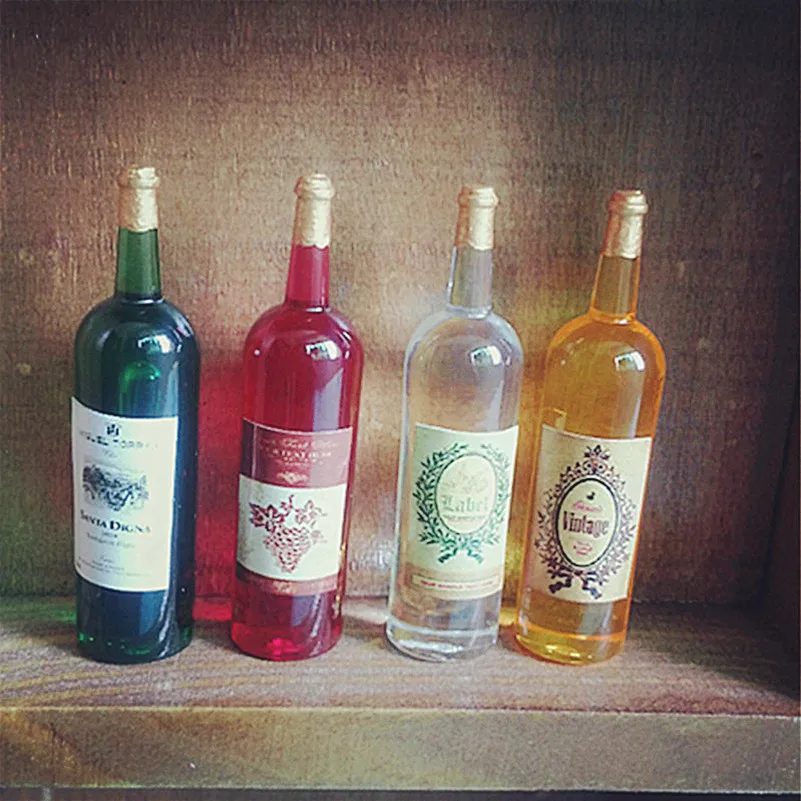 Buy 4PCS 1/12 Dollhouse Wines Miniature Whiskey