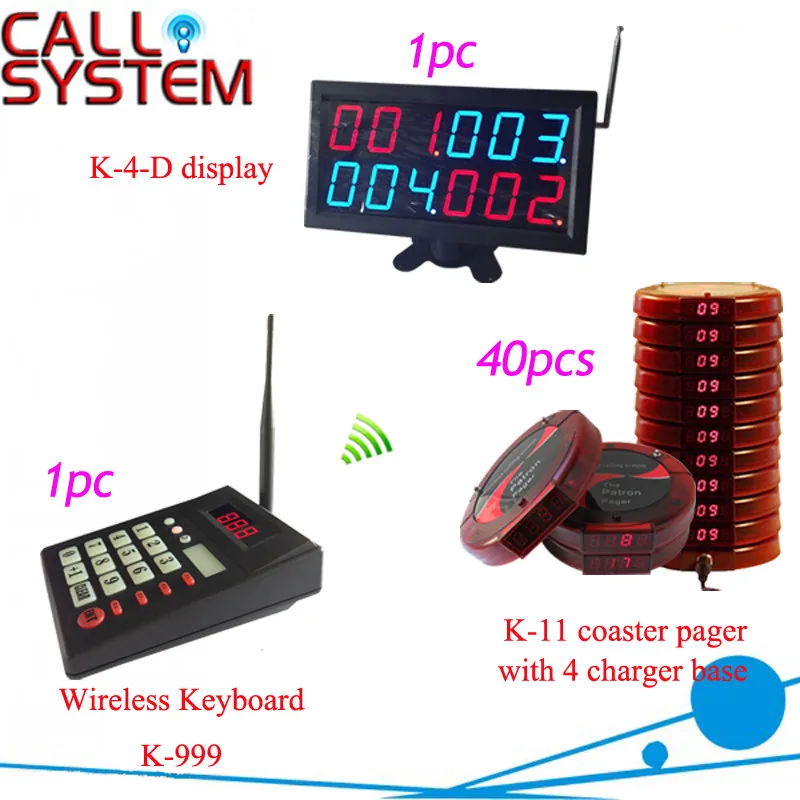 K-999+K-4-D+K-11 1+1+40 Digital wireless guest paging system