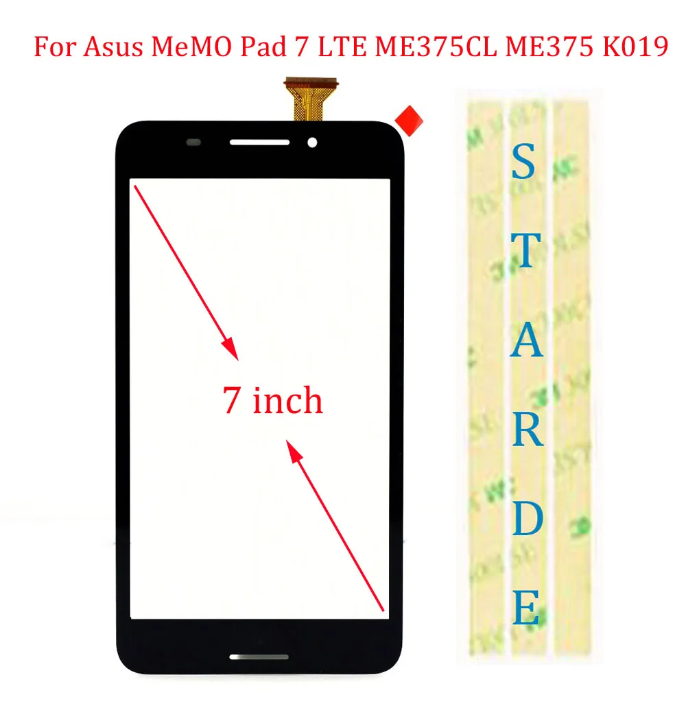 Replacement Touch Screen Digitizer Glass For ASUS ME375 K019 FE375CG FE7530CXG