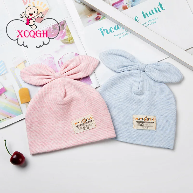 

XCQGH 2019 Newborn baby hat cute baby child hat soft cotton newborn hat