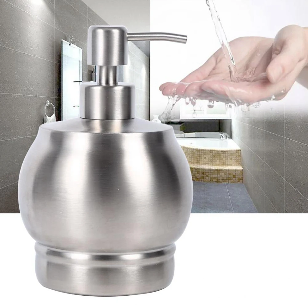 CNIM Hot 550 мл дозатор для мыла из нержавеющей стали бутылка для лосьона кухня ванная комната моющее средство Шампунь Душ бутылка для средства для мытья рук Pu
