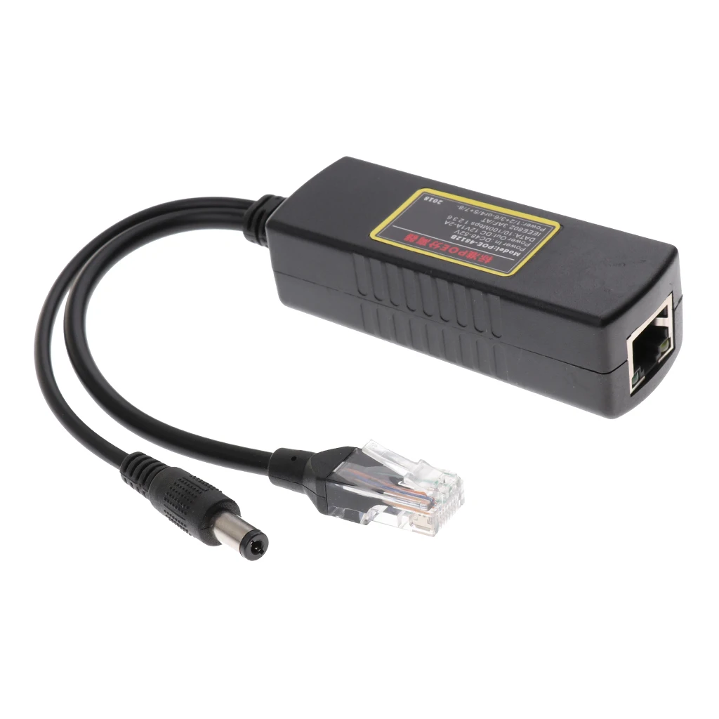 PoE Power Over Ethernet Splitter Adapter 48В до 12В IEEE802.3AF совместимый для использования с POE