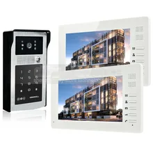 DIYSECUR 1024 x 600 7 inch HD TFT LCD Monitor Video Door Phone Video Intercom Doorbell 300000 Pixels Night Vision Camera RFID