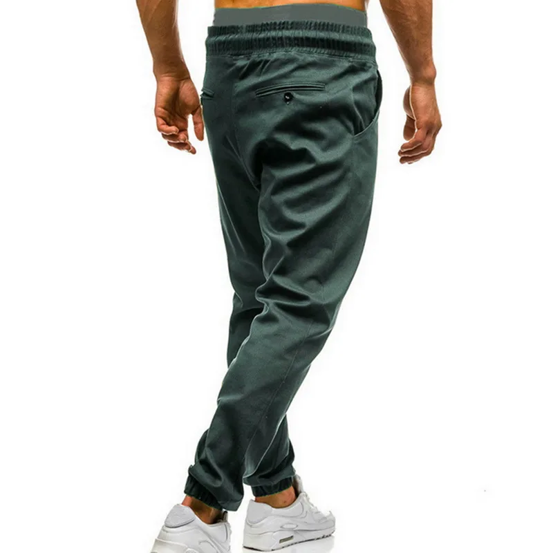 Для мужчин брюки для бега Фитнес Повседневное тренировочные брюки Спорт на открытом воздухе свободного кроя для отдыха в стиле «хип для тренажерного зала, леггинсы для бега