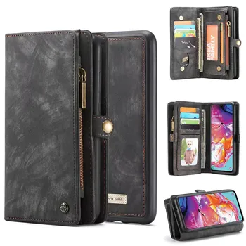 

CaseMe Magnetic Wallet Case For Samsung Galaxy S10 S8 S9 Plus Note 9 A50 A40 A70 A20 A30 A80 Flip Detachable Leather Cover
