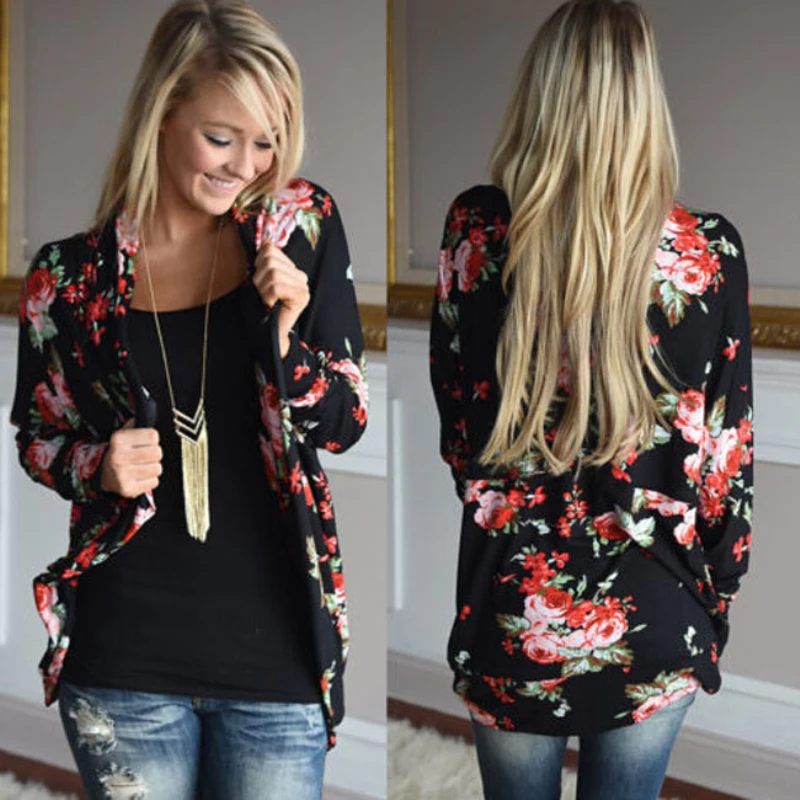 2017 Fashion Floral Jackets Women Summer Flowers Coat Thin Outerwear