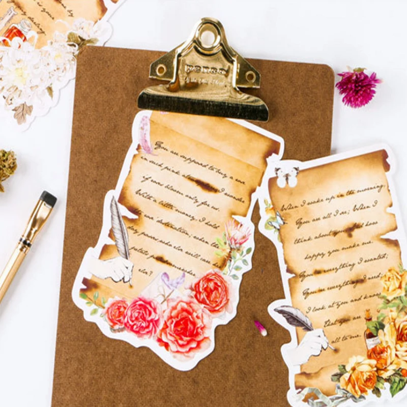 30 шт./лот открытки в стиле ретро с надписью Love SONNET специальные формы