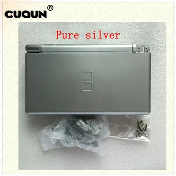 

5 Color Available Premium Hard Shell Case Full Housing For Nintend Lite navy blue/pure silver Pink Game cartridge shell cover