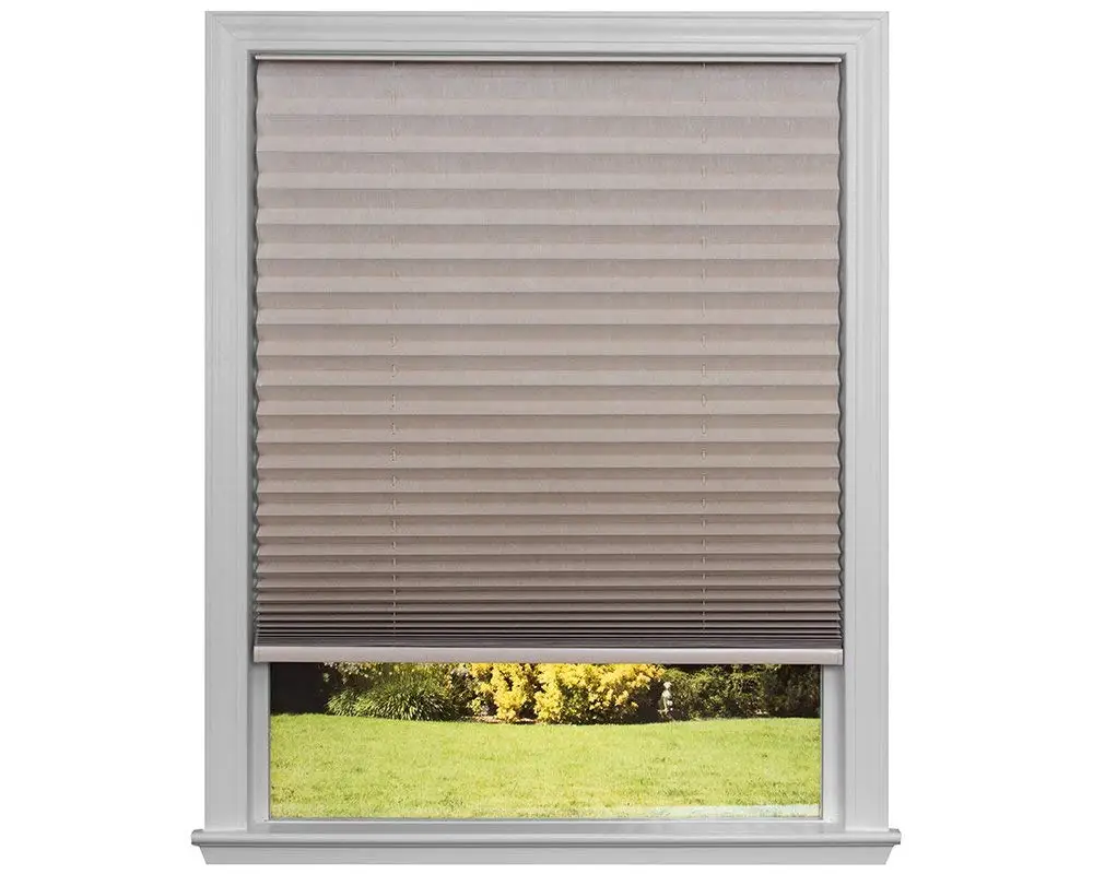 Easy Lift Cordless Pleated Light Blocking Shade Window Blinds Apartment Home Use Window Curtain Blackout