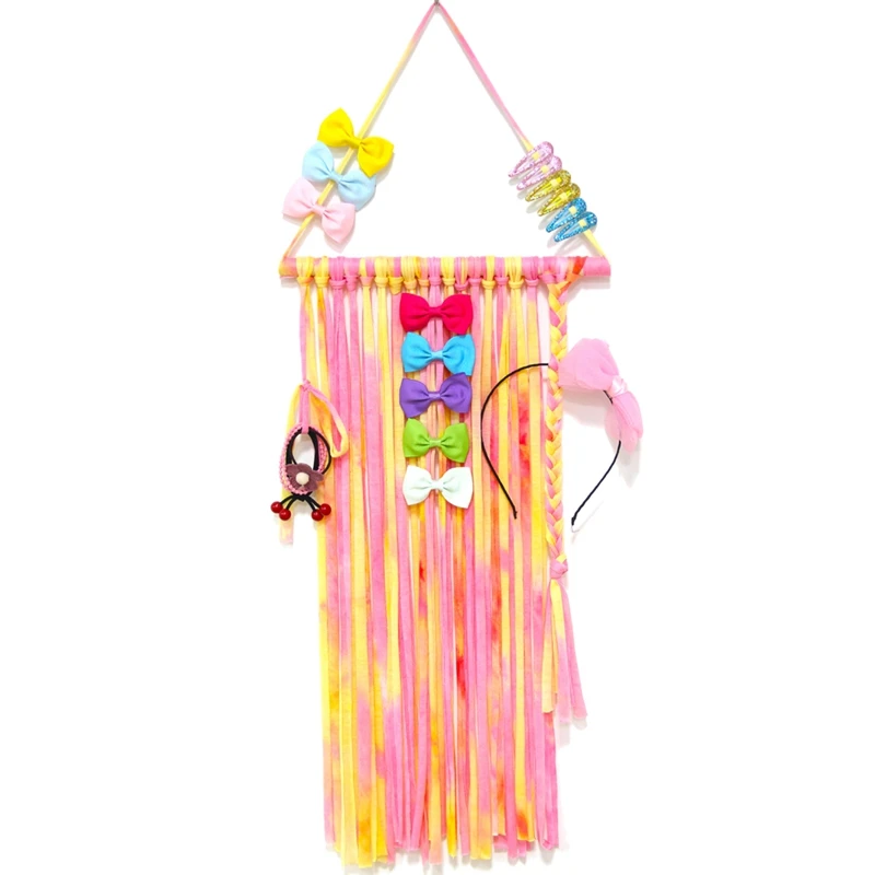 

Fioday New Rainbow Hair Ribbons Hairclips Holder Belt Strips Hairpins Hairband Barrettes Organizer Headwear Accessories