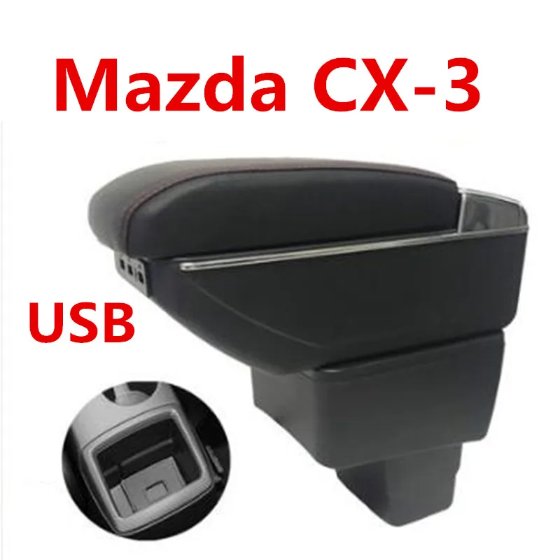 For Mazda CX 3 CX 3 CX3 armrest box central Store content box cup