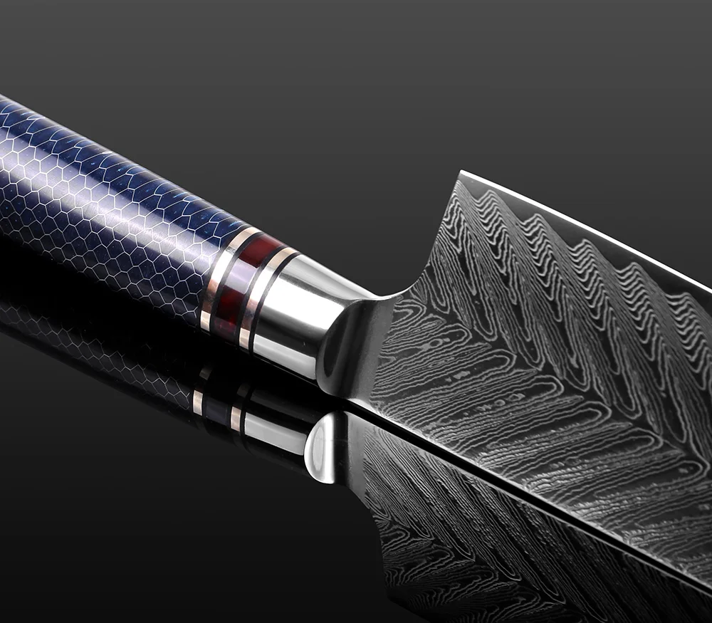  XITUO Kitchen Chef Knife 8inch Damascus Steel VG 10 Sharp Santokucleaver Japanese Knife Home Restau - 33060206912
