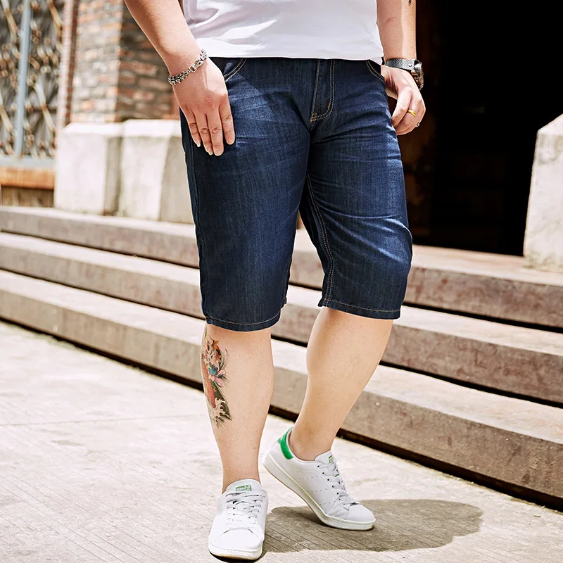 2018 Mens Shorts Zipper Elastic Cotton Loose Denim Shorts Fashion Summer  Male Casual Plus Size 5XL 6xl Bermudas Masculina Jeans|bermuda masculina  jeans|fashion jeansjeans fashion - AliExpress