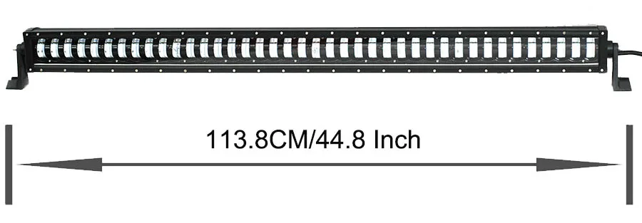 Супер яркий высокий низкий пучок 10," 16,7" 24," 34,8" 44," 52,7" Светодиодный точечный светильник бар для внедорожника SUV Грузовик 4*4 12V 24V