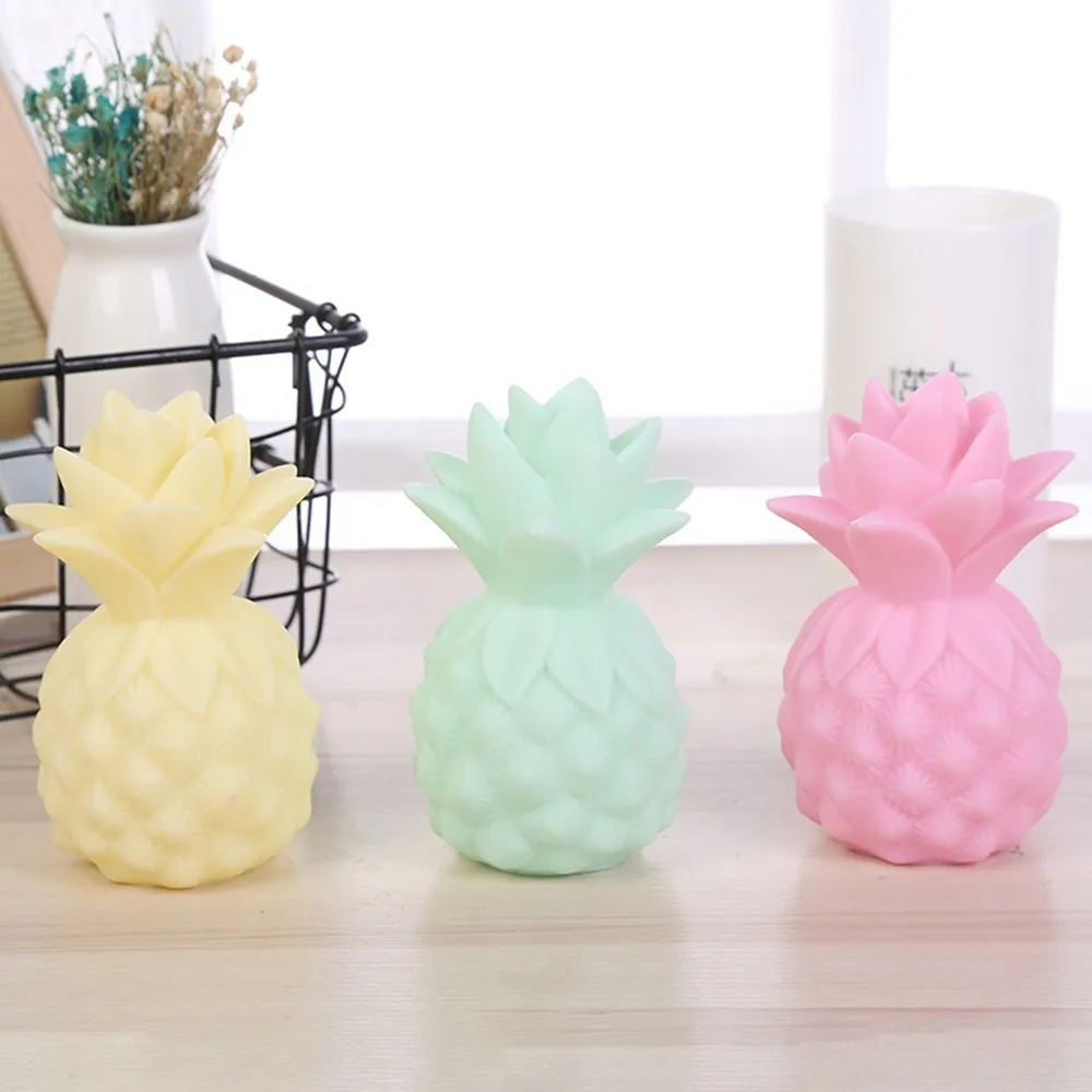 SuperNight Creative Pineapple LED Night Light PVC Battery Powered Baby Children Kids Bedroom Bedside Table Lamp Christmas Gift (1)