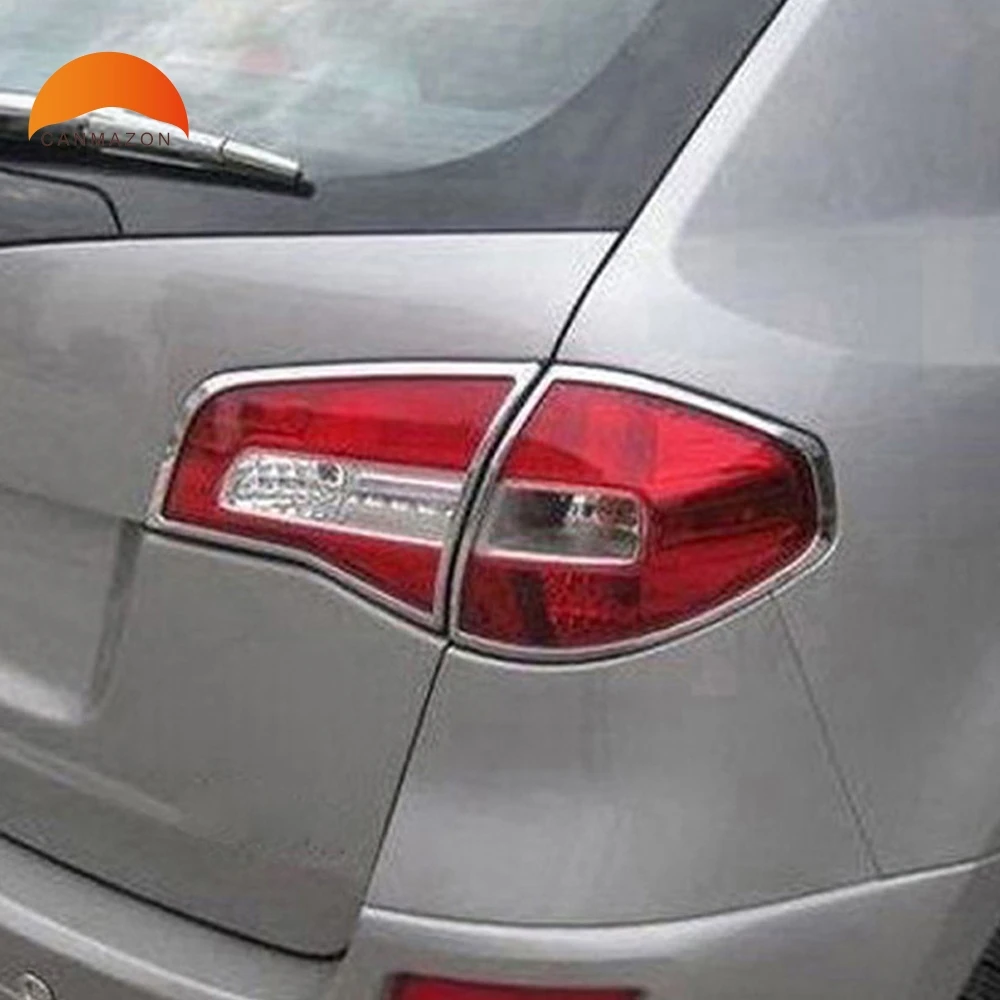 

For Renault Koleos 2008 2009 2010 ABS Chromium Car-Styling After Rear Taillight Lamp Shade Frame Decoration Trims Accessory 4pcs