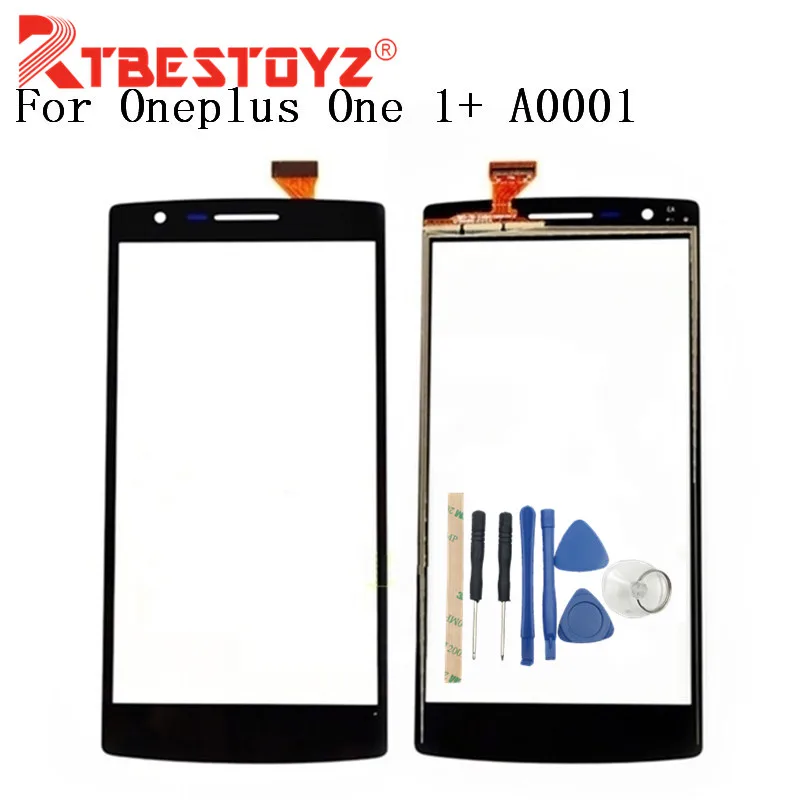 

RTBESTOYZ Touch Screen Digitizer Glass Lens Sensor Replacement Parts For Oneplus One 1+ A0001 Mobile Phone Touch Panel+Tools