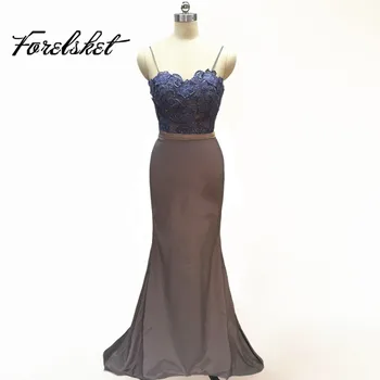 

Sweetheart Gray Bridesmaid Dresses 2020 Spaghetti Straps Lace Mermaid Wedding Party Dress For Bridesmaid Tenue Mariage Femme