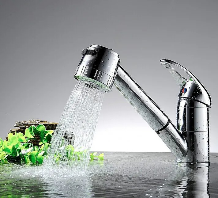 

2019 Home Tools Must-Have Items Modern Single Lever Single Handle Pull Out Sprayer Kitchen Sink Faucets