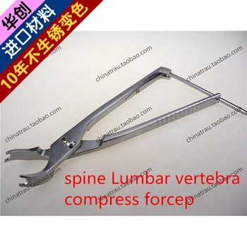 Best Medical Orthopedic Instrument Spine Lumbar Vertebra Compress Forcep Posterior Fixator 5.0 6.0 Screw Rod System Compressor Pliers