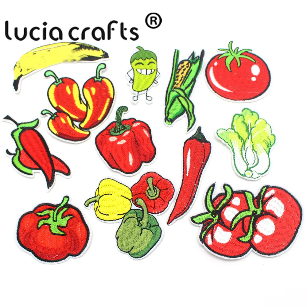 Lucia crafts случайный смешанный набор из железа или пришитых вышитых пластырей