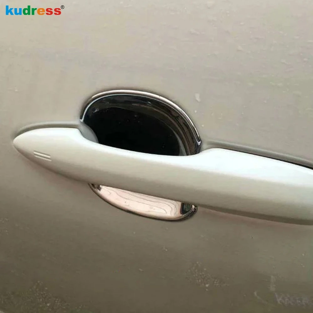 

For TOYOTA PRIUS 2016 2017 ABS chrome door handle bowl cover cup insert auto model trim car accessories