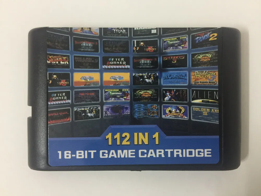Новинка 112 в 1 картридж для Sega Megadrive Genesis с героями контр звёзд инопланетянинами