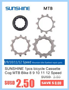 SUNSHINE 12 S 11-46T 12 Скоростей свободного хода горный велосипед BMX кассета маховик Аксессуары для велосипеда совместимы с XX1 X01 X1 GX