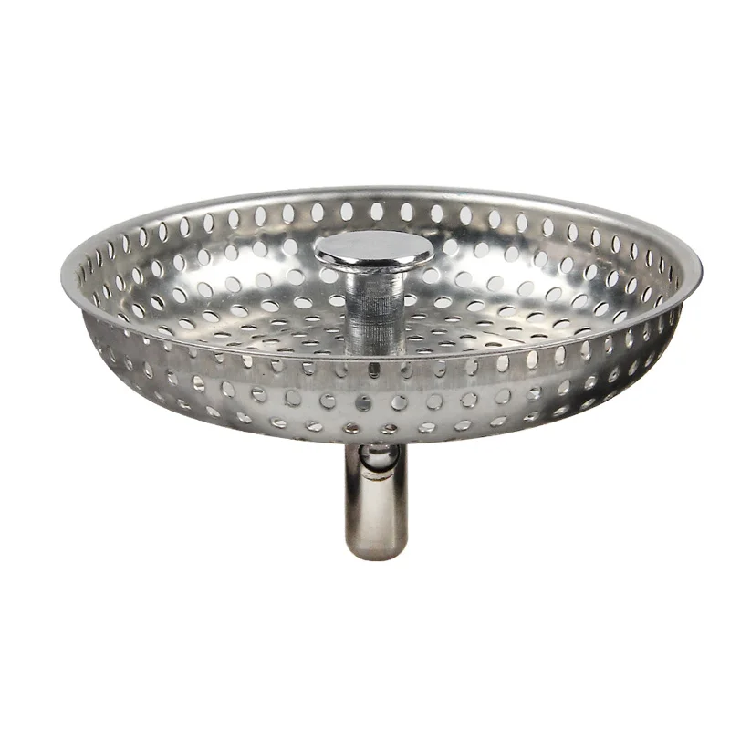 

Talea stainless steel basin drain filter Wash hair pool drian waste plug for barber shop mesh sink strainer QS196C003