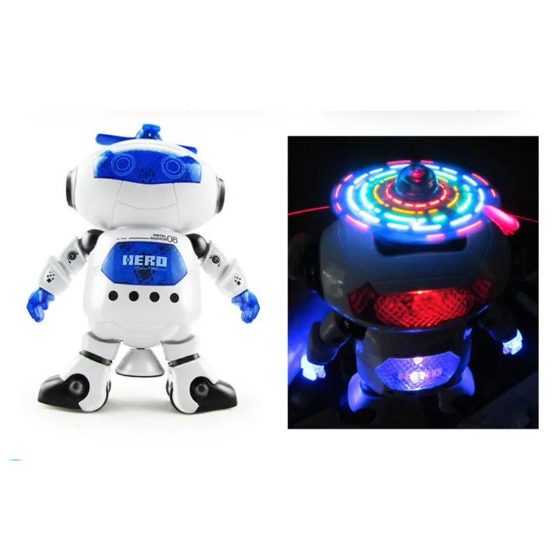 

Smart 2018 Space Dance Robo Electronic Dancing Gesture Control RC Robot Toy Blue Pink for Children Kids Birthday Gift Present