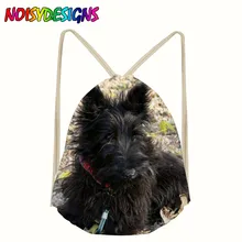 Scotty dogs сумка на шнурке пляжная Женская Мужская Дорожная сумка для хранения подростков рюкзак и сумка femme собака шаблон сумки с ручками