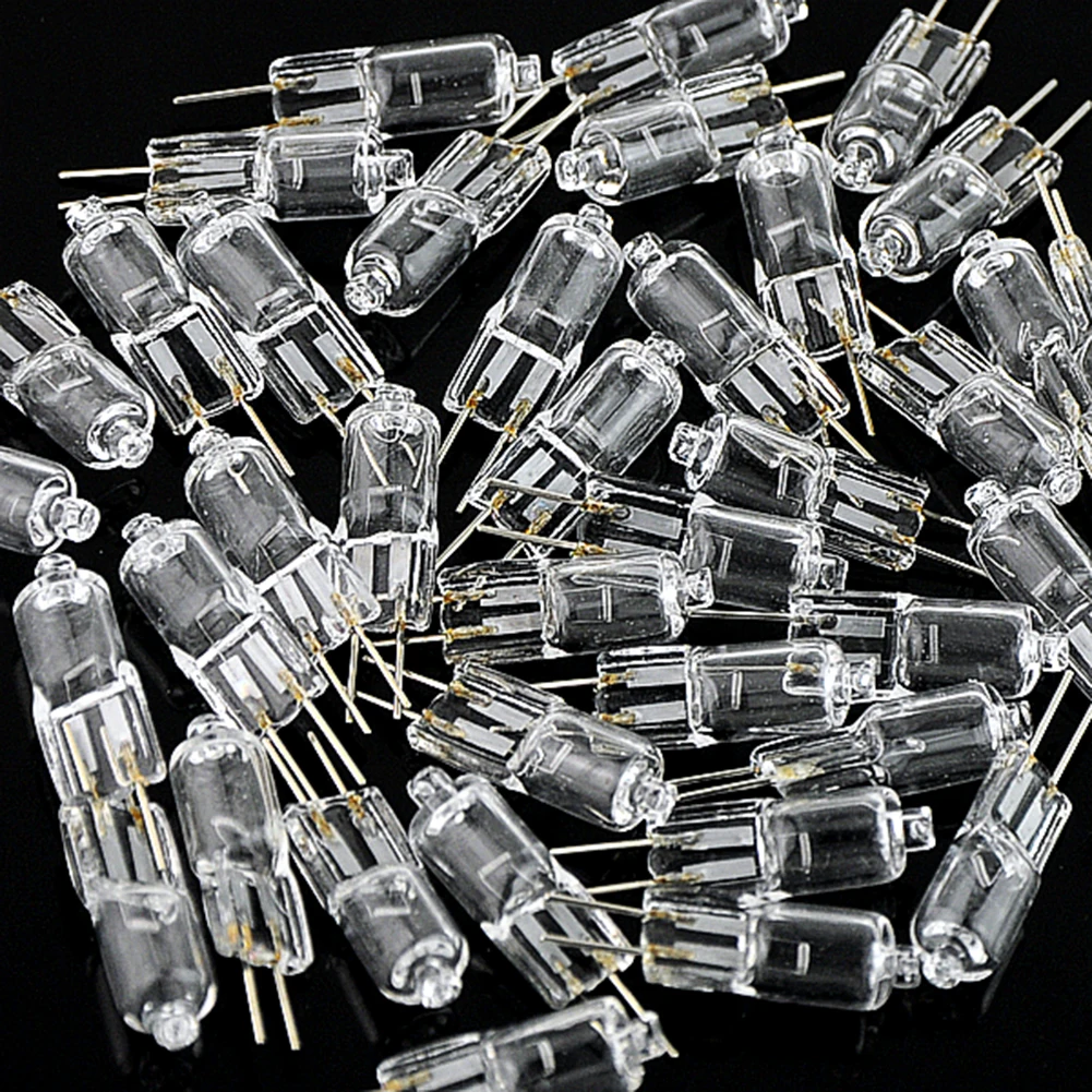 

TSLEEN 100PCS G4 JC Type halogen lamp 12v 20w halogen bulb bombillas lampada led lamparas G4 light bulb chandelier spotlight